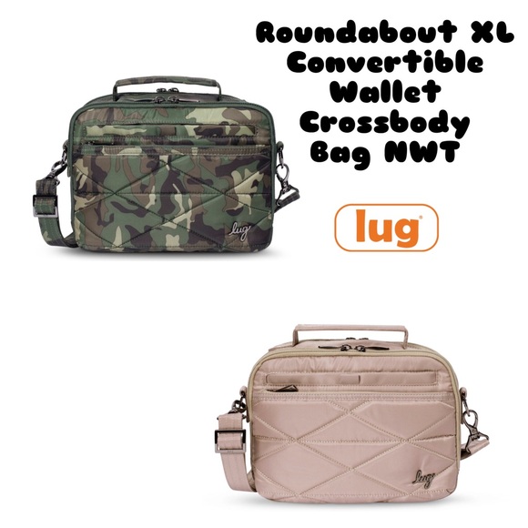 lug Bags Lug Roundabout Xl Convertible Crossbody Bag Sand Taupe Or